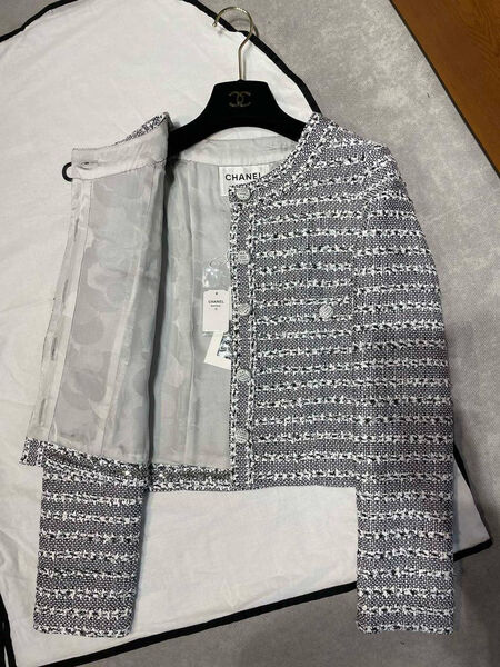 Пиджак Chanel женский графитовый 156631