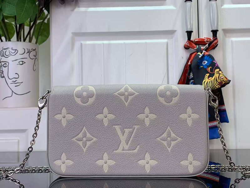 Сумка Louis Vuitton женский кожа графитовый 179907-3
