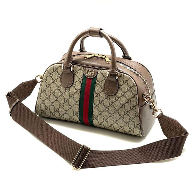 Сумка Gucci женский кожа бежевый 101603-3