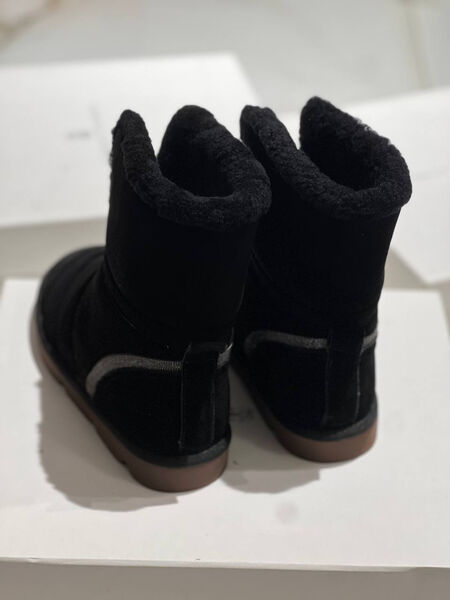 Угги Brunello Cucinelli женский замша черный 165111-4