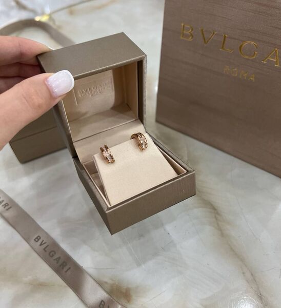Серьги Bvlgari бронзовый 176062-2