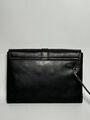 Мужской клатч Bottega Veneta мужской кожа черный 195716-2