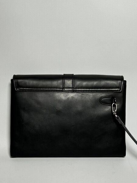 Мужской клатч Bottega Veneta мужской кожа черный 195716-2