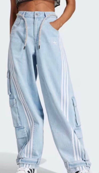 Брюки Balenciaga женский бирюзовый 151785