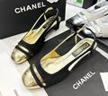 Туфли Chanel женский замша черный 137959-1
