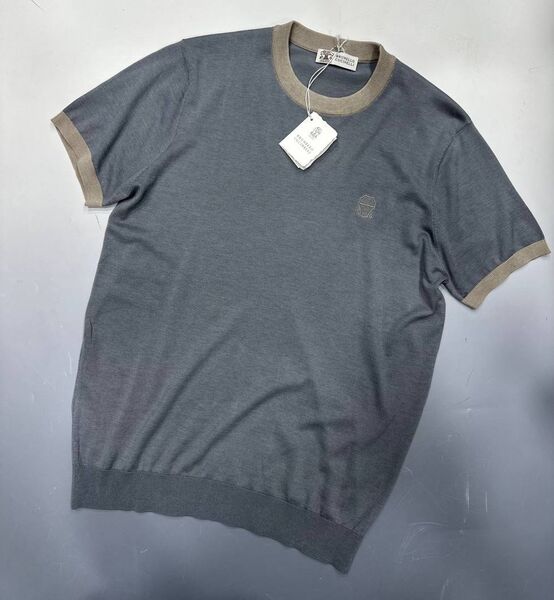 Мужская футболка Brunello Cucinelli мужской графитовый 145900
