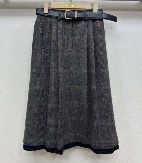 Юбка Miu Miu женский графитовый 169006