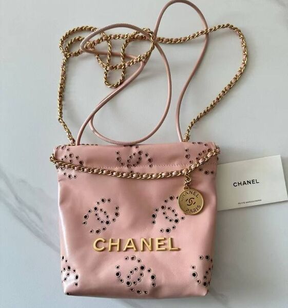 Сумка Chanel 22 женский кожа оранжевый 185187