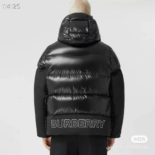 Мужской пуховик Burberry мужской черный 161324-4