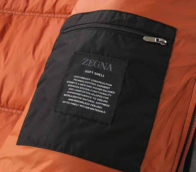 Мужской пуховик Zegna мужской черный 161533-7