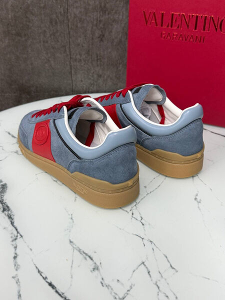 Мужские кеды Valentino мужской замша графитовый 190426-4