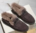 Лоферы Brunello Cucinelli женский замша 129354-1