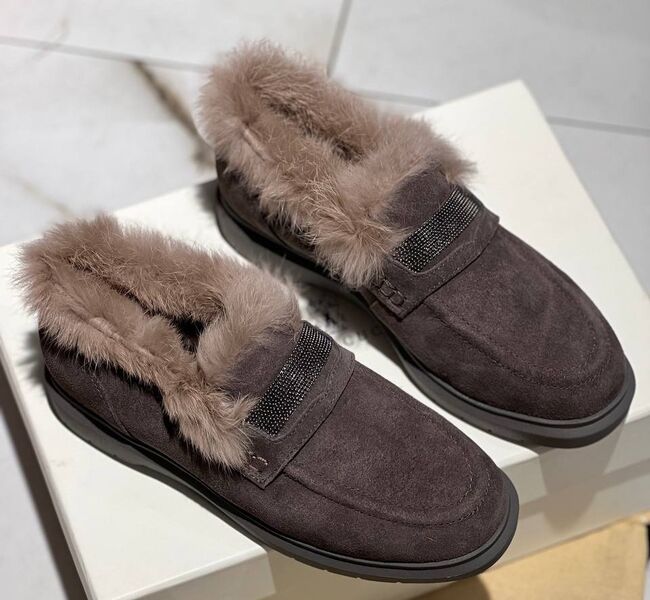 Лоферы Brunello Cucinelli женский замша 129354