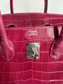 Сумка Hermès Birkin 35 женский кожа бордовый 140347-6