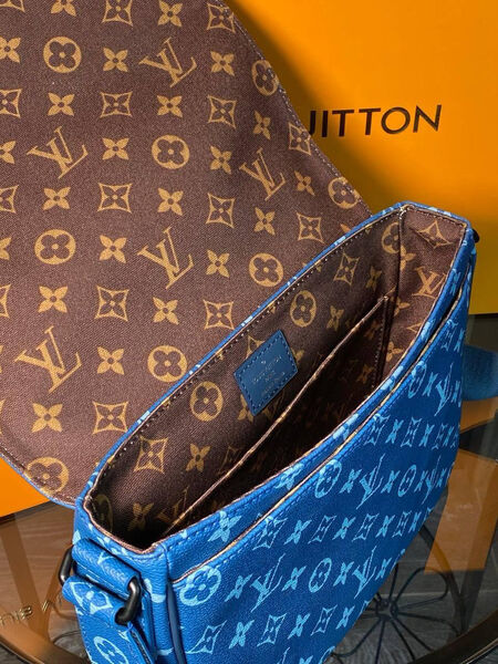 Мужская сумка мессенджер Louis Vuitton мужской канва синий 132076-10