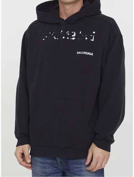 Мужское худи Balenciaga мужской черный 157143