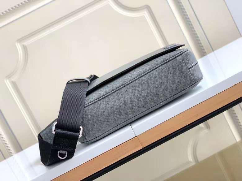 Мужская сумка мессенджер Louis Vuitton мужской кожа графитовый 115314-4