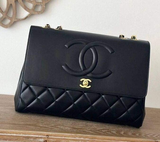 Сумка Chanel женский кожа черный 169091