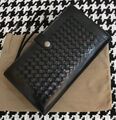 Мужской клатч Bottega Veneta мужской кожа графитовый 51302