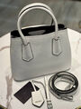 Сумка Prada женский кожа графитовый 158902-6