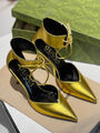 Туфли Gucci женский кожа бронзовый 112992-3