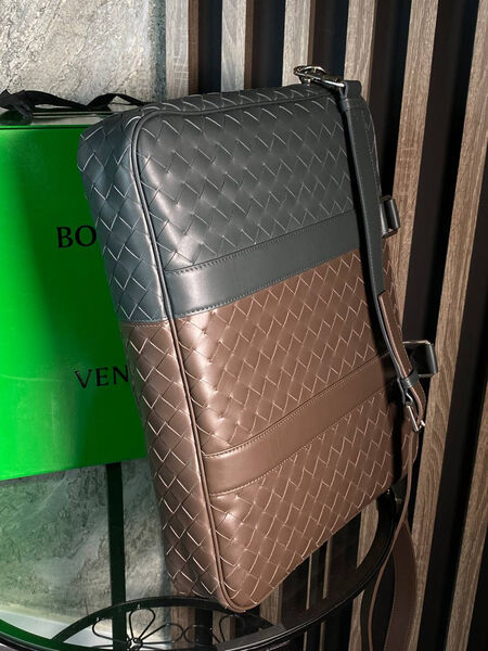 Мужской портфель Bottega Veneta мужской кожа черный 155497-3