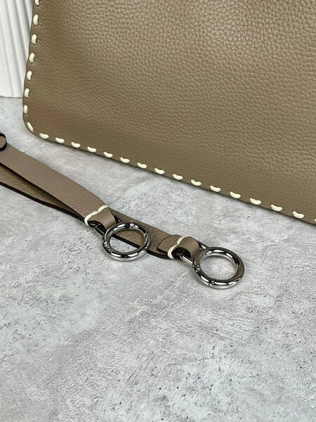 Сумка Fendi Peekaboo женский кожа бежевый 147293-3