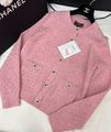 Кардиган Chanel женский вязаная ткань розовый 194954-1