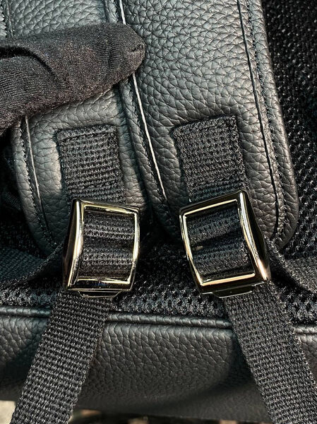 Мужской рюкзак Gucci мужской кожа черный 143072-14