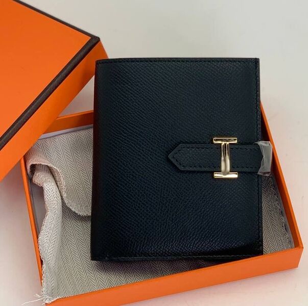 Кошелек Hermès женский кожа черный 103061