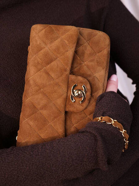 Сумка Chanel Mini 20 женский замша 171901-3