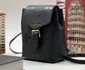 Рюкзак Louis Vuitton женский кожа черный 65202-1