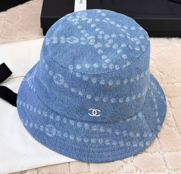 Панама Chanel женский бирюзовый 180202