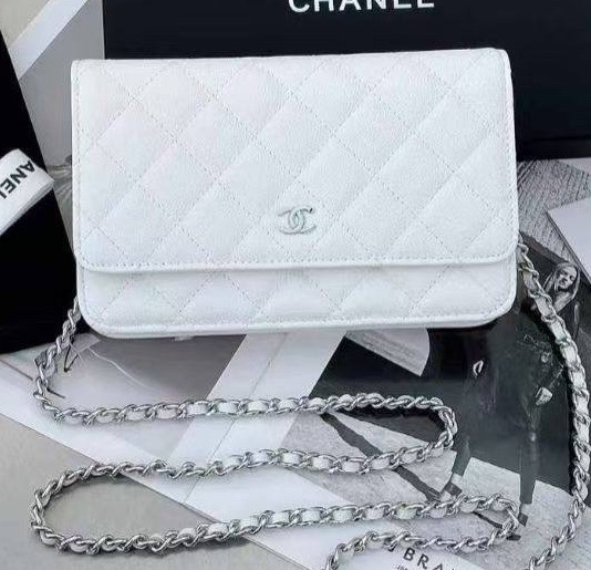 Сумка Chanel Mini женский кожа белый 174287