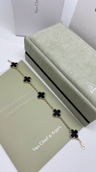 Браслет Van Cleef черный 176113-3
