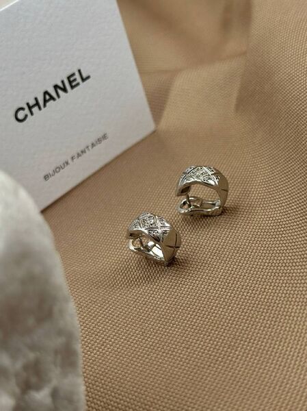 Серьги Chanel Coco Crush женский белое золото b5353262-1