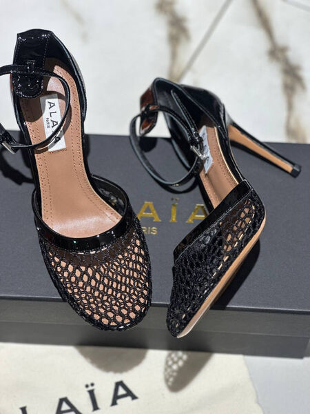 Туфли Alaïa женский кожа черный 153821-3