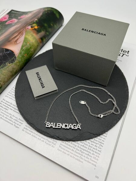 Колье Balenciaga графитовый 175176-2