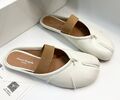 Шлепки Maison Margiela женский кожа chèvre молочный 148269