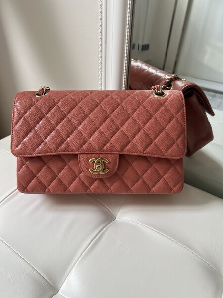 Сумка Chanel 2.55 женский кожа бордовый 141284-3