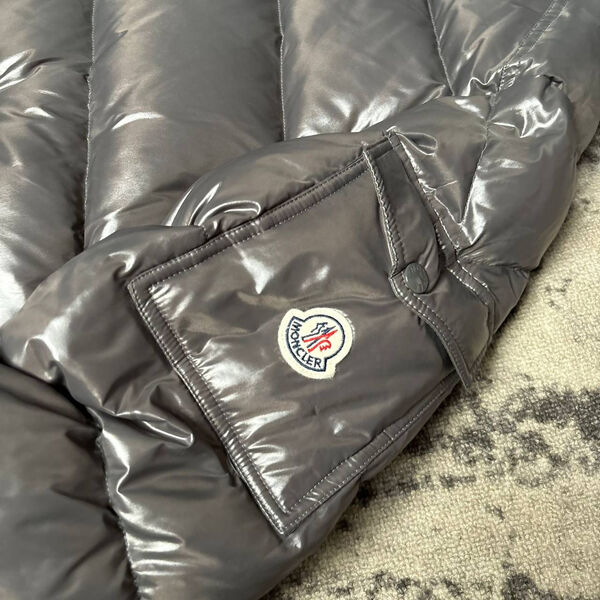 Мужской пуховик Moncler мужской графитовый 171396-2