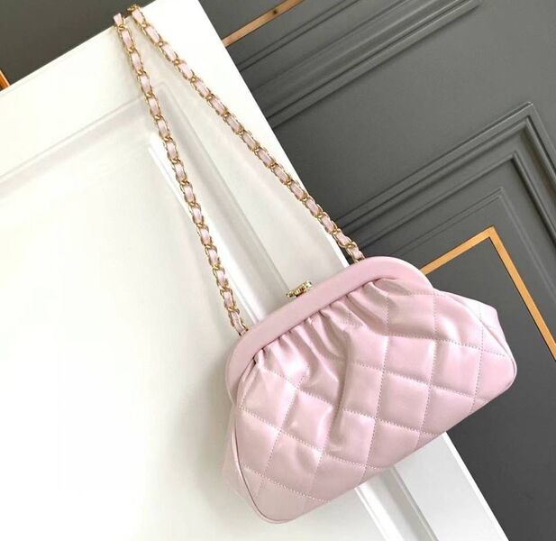 Сумка Chanel женский кожа розовый 157331