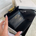 Кошелек Celine женский кожа черный 97011-3