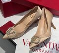 Туфли Valentino женский бежевый 104235