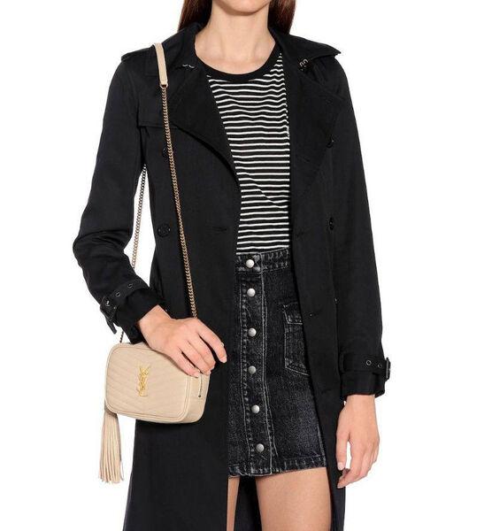 Сумка Saint Laurent женский кожа бежевый 133574-2