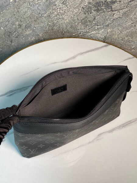 Мужской клатч Louis Vuitton мужской кожа черный 173553-5