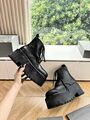 Ботинки Balenciaga Strike Platform женский кожа черный T761469-1-2