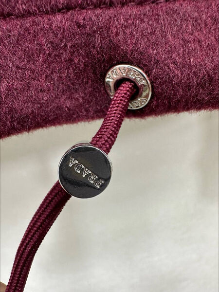 Бомбер Prada женский бордовый 171862-7