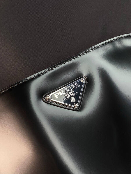 Мужской рюкзак Prada мужской кожа черный 145926-9