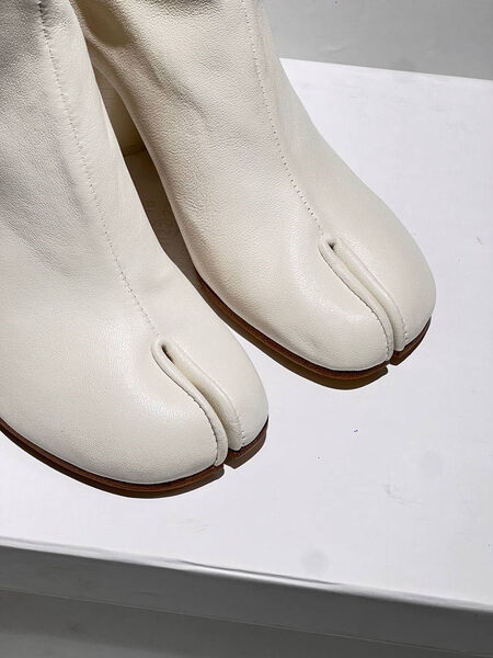 Ботильоны Maison Margiela женский кожа графитовый 160779-3